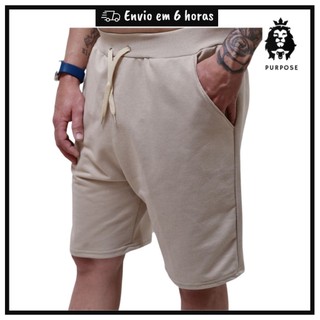 Bermuda De Moletom Masculina Casual Academia Esportes Passeio Promoção Bermuda Caminhada