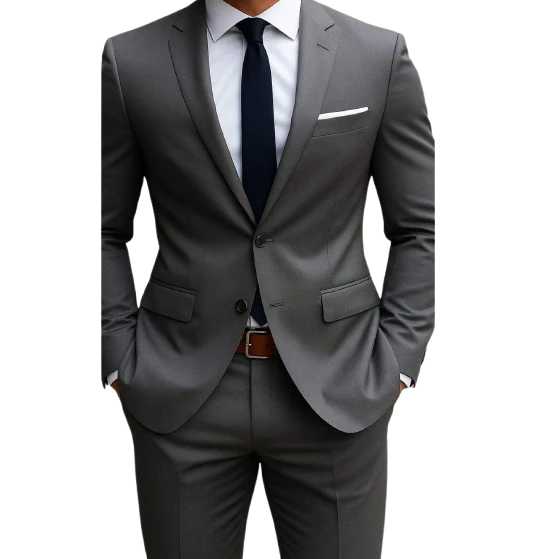 Terno Social Masculino Completo Oxford Qualidade Top Acinturamento Perfeito Preço direto da Fábrica