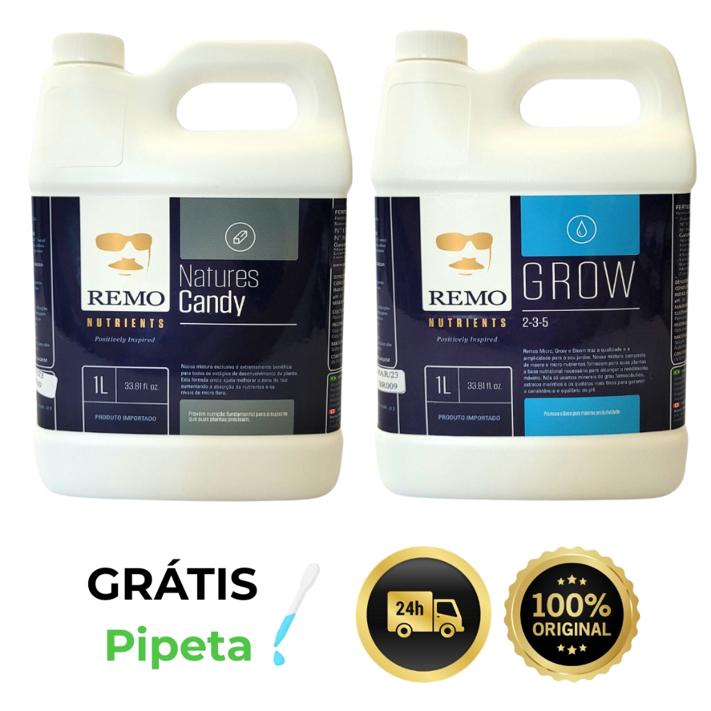 Kit Remo Nutrients Natures Candy + Grow 1l