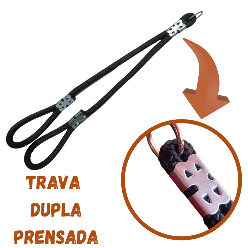 Puxador Tríceps Bíceps Corda Academia 55cm Acessório Cross Over Polia Musculação Profissional
