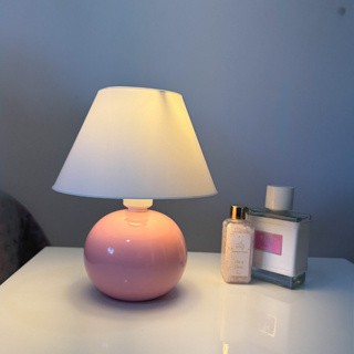 Abajur Luminaria Cerâmica Com Cúpula Quarto Decoração Ambiente Infantil Cor Brilhante em Oferta na Shopee