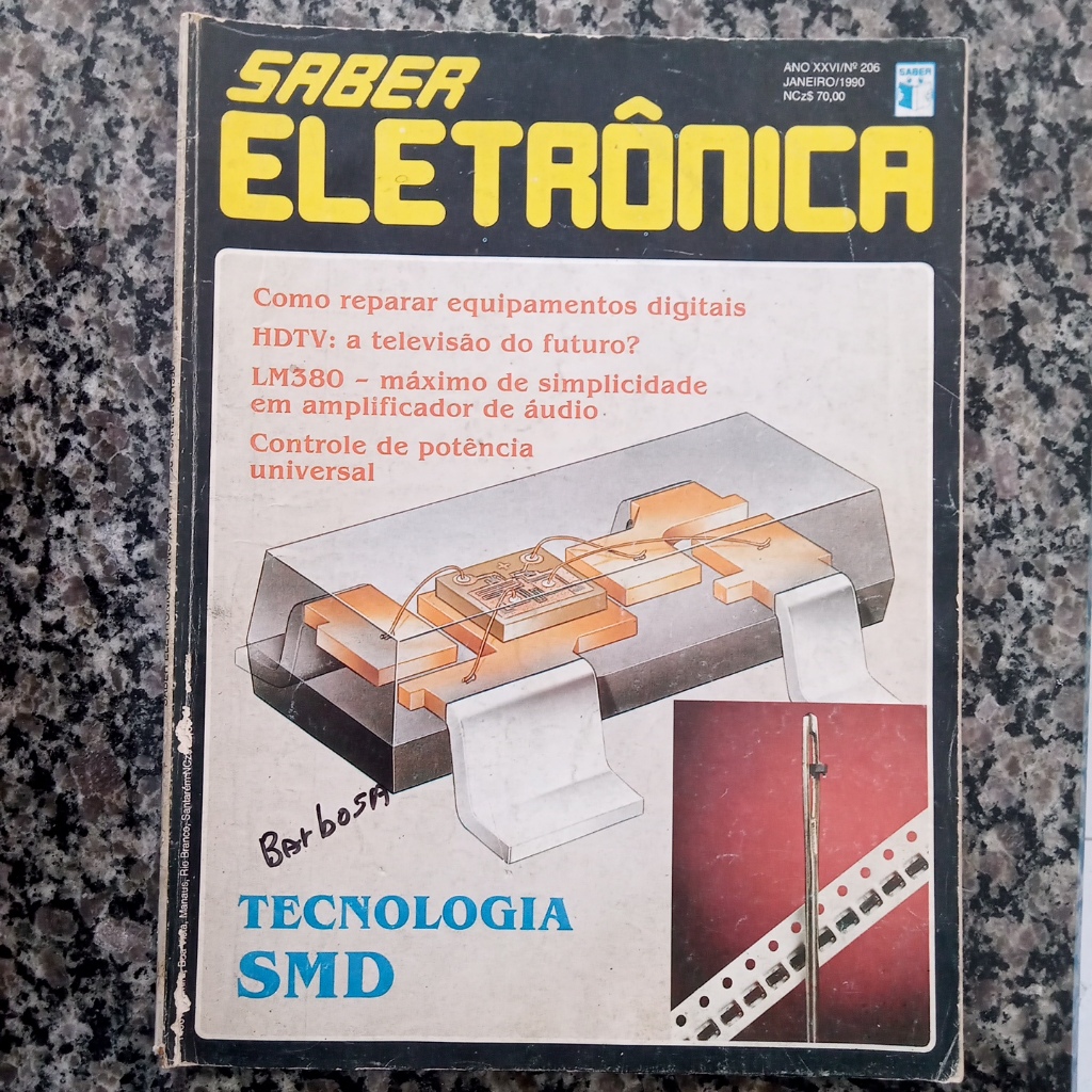 Revista Saber Eletrônica N: 206 Tecnologia Smd