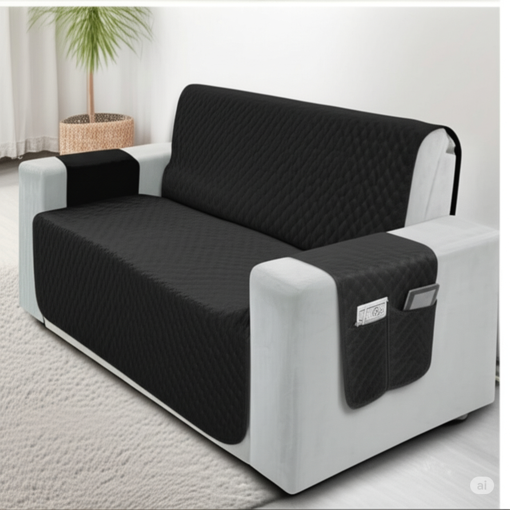 Protetor de sofá impermeável de 2 OU 3 lugares (Avulso) em Oferta na Shopee