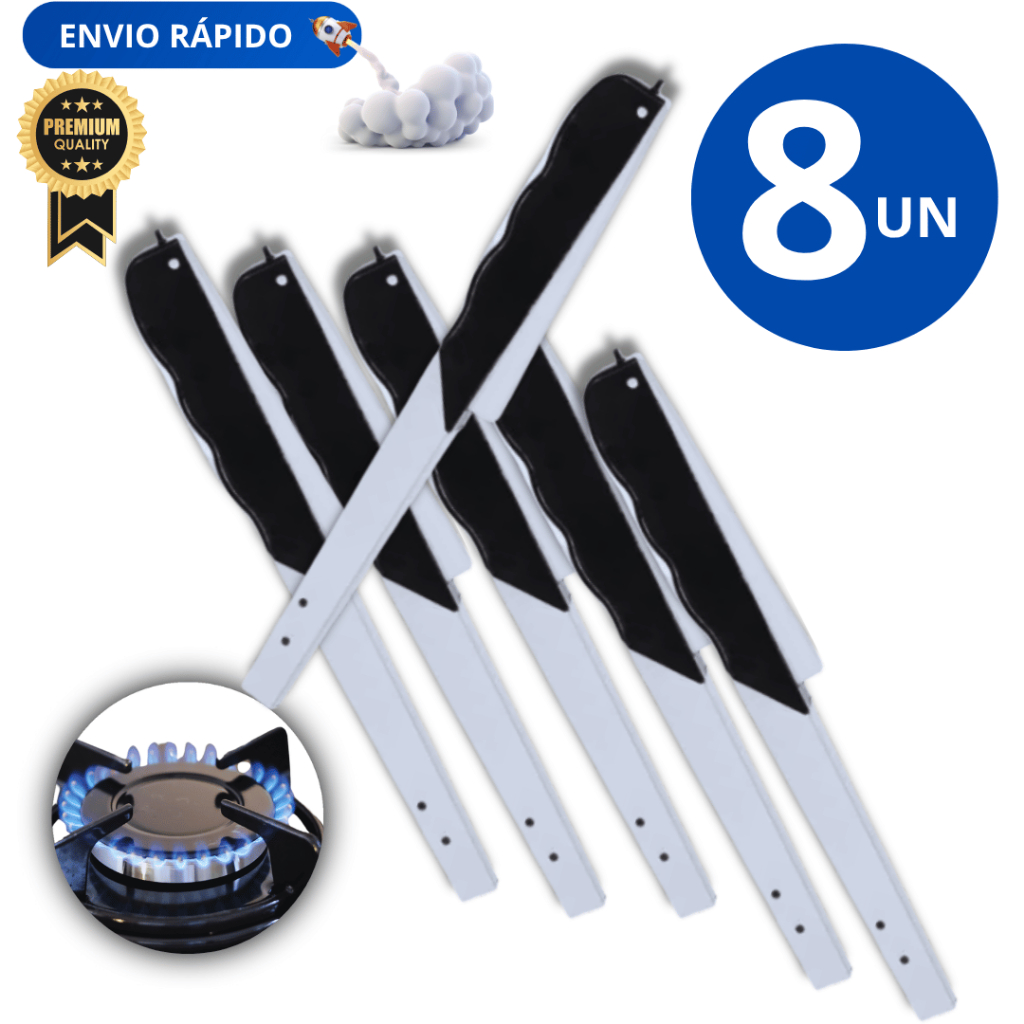 8 Unidades Acendedor de Fogão Linha Premium Multi Disparos 22cm Casa Viagem Bar Restaurante Utilidades