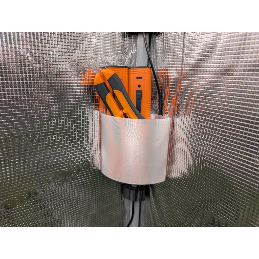 Conector Suporte Porta Objetos para Estufa Grow Plantas Cultivo Indoor Resistente Impresso 3D PETG