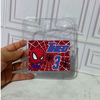 108 Rótulos adesivo para marmitinha HOMEM ARANHA/ Marmitinha bolo e três docinhos em Oferta na Shopee