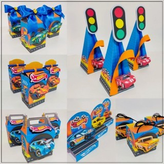 - KIT PRÉ MONTADO - KIT CAIXINHAS HOT WHEELS - CAIXINHAS PERSONALIZADAS CARROS  - LEMBRANCINHA HOT WHEELS -