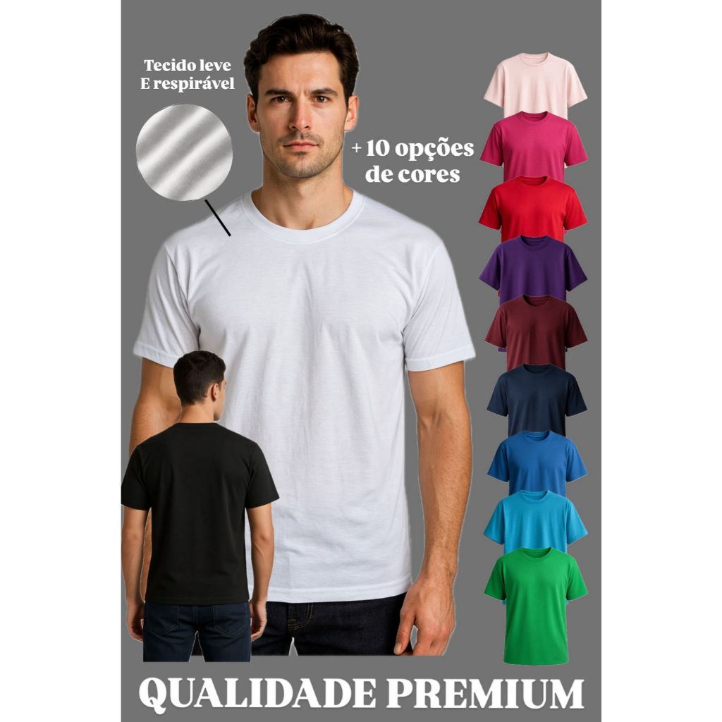 Camisetas Lisas para Estampar: Onde Comprar | BuscaProdutos