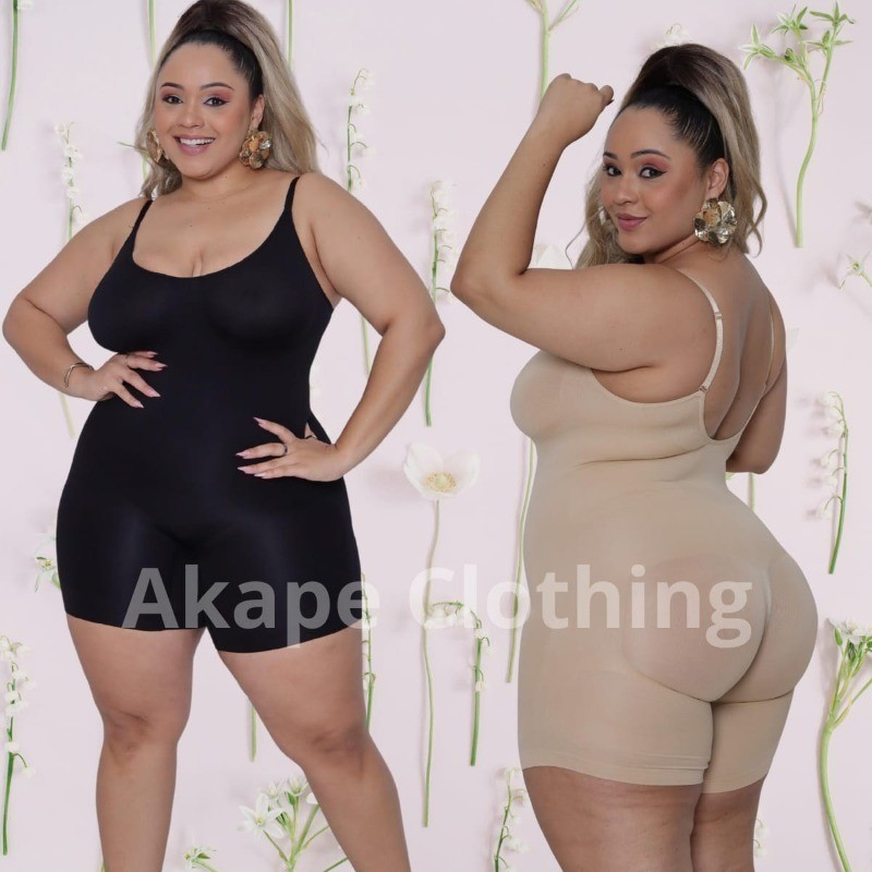 Body Macaquinho  Cinta Modeladora - Sem Costura - com abertura - Levantamento De Quadril Com Busto - Modelagem Perfeita. em Oferta na Shopee