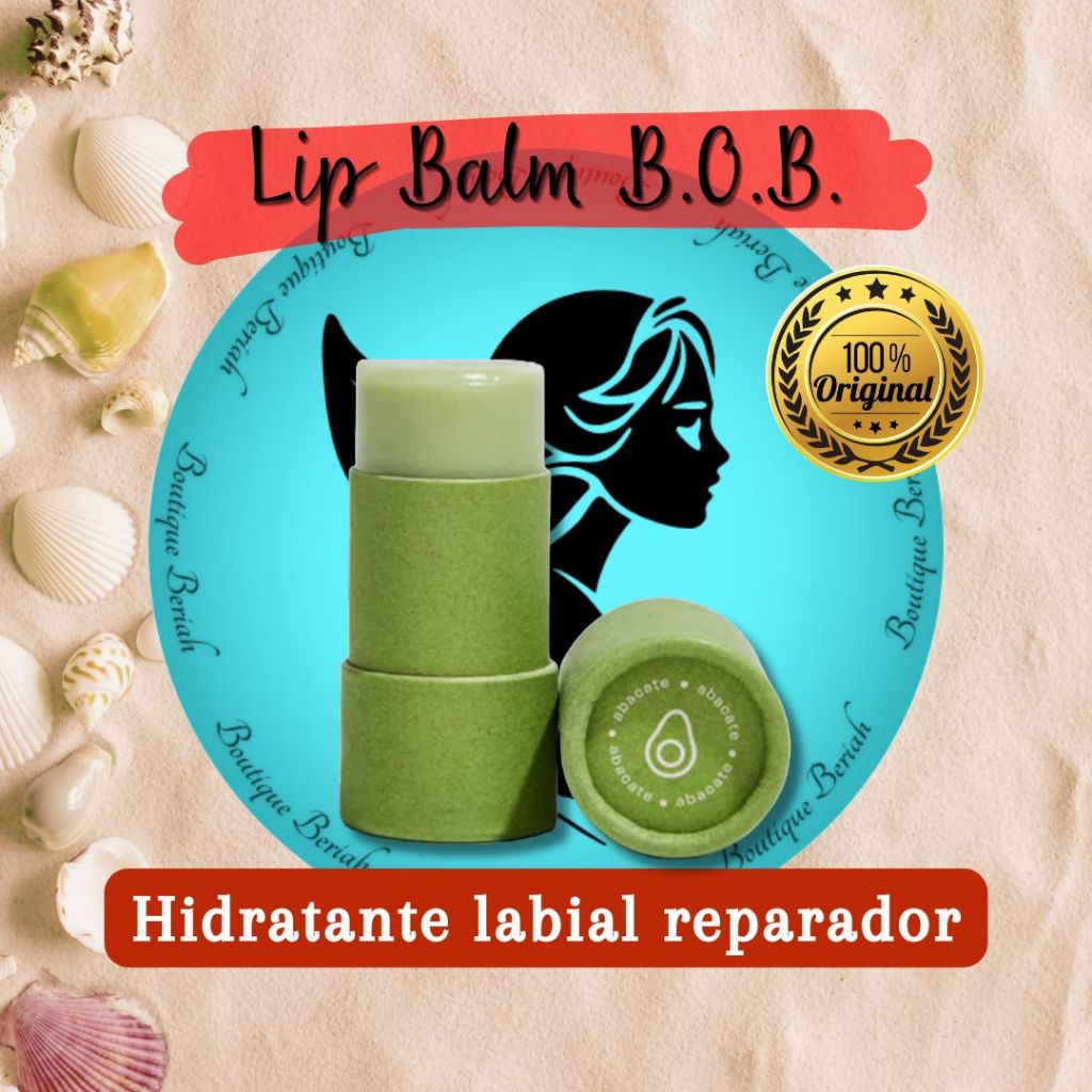 Lip Balm Abacate 10g hidratante labial em barra vegano - BOB em Oferta na Shopee