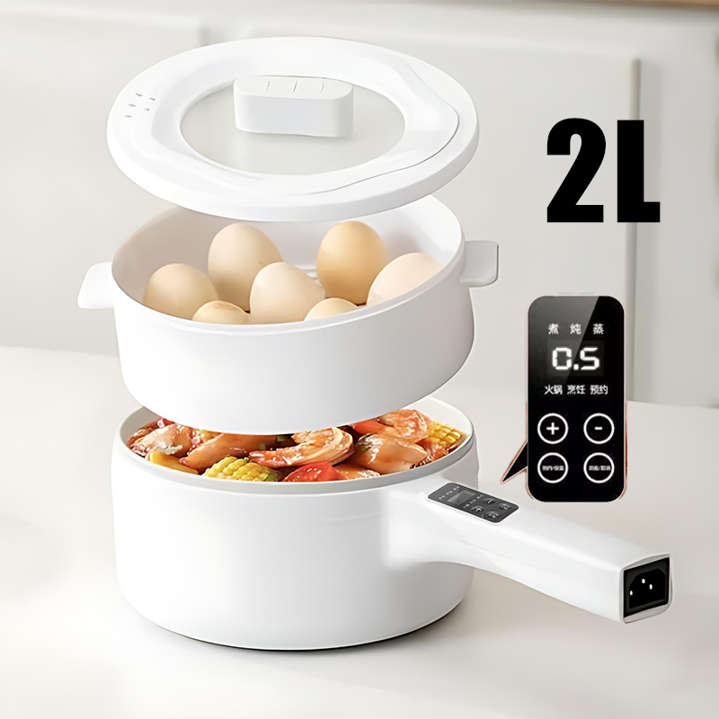 Mini MultiCooker Panela Elétrica Antiaderente de camada dupla com vaporizador 110V M10