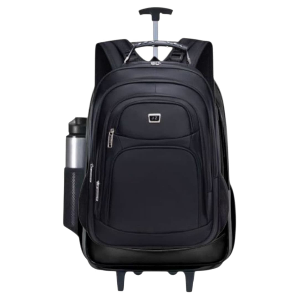 Mochila Reforçada com Roda diversos compartimentos, ideal para Universidade, Escola, Trabalho, Viagens