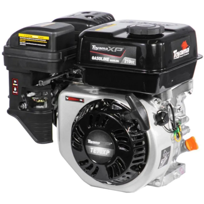 Motor Gasolina 7HP TE70-XP Toyama Partida Manual 4T Eixo Chavetado Profissional — imagem 2 de 2
