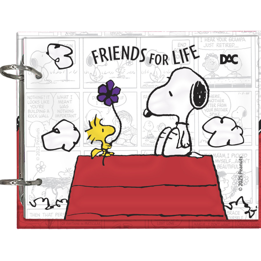 Mini Ficheiro 190x155mm 80 Folhas Snoopy DAC