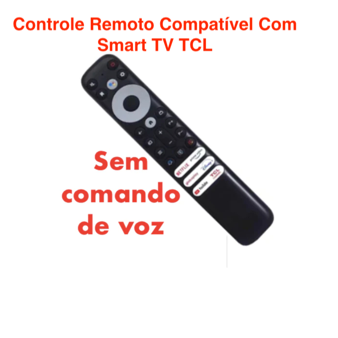Controle Remoto Compatível Com Smart TV TCL sky-9184/2993 sem comando de voz! em Oferta na Shopee