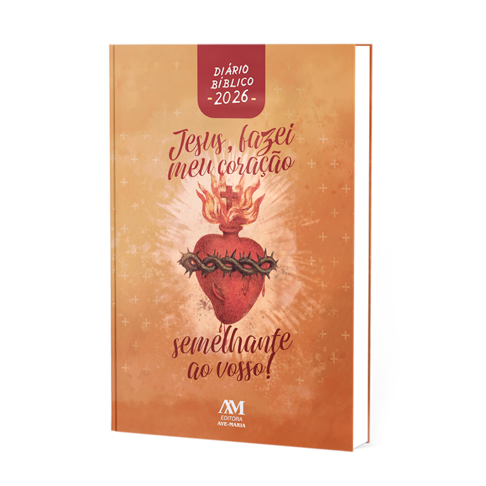 Agenda Diário Bíblico 2026 Brochura Sagrado Coração de Jesus em Oferta na Shopee