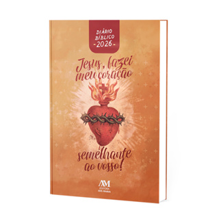 Agenda Diário Bíblico 2026 Brochura Sagrado Coração de Jesus em Oferta na Shopee