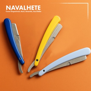 Navalhete Super Barba Aço Inox Cabo Plástico Cores Sortidas em Oferta na Shopee