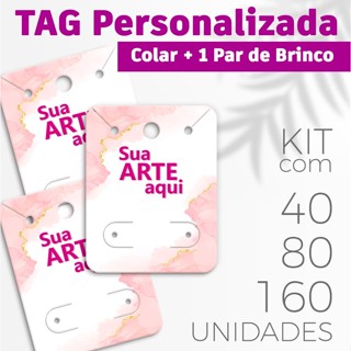 [Digital.Gráfica] TAG PARA SEMIJÓIAS I 1BR+1CL I PERSONALIZADA | 47X60mm I Papel Couchê 250g em Oferta na Shopee