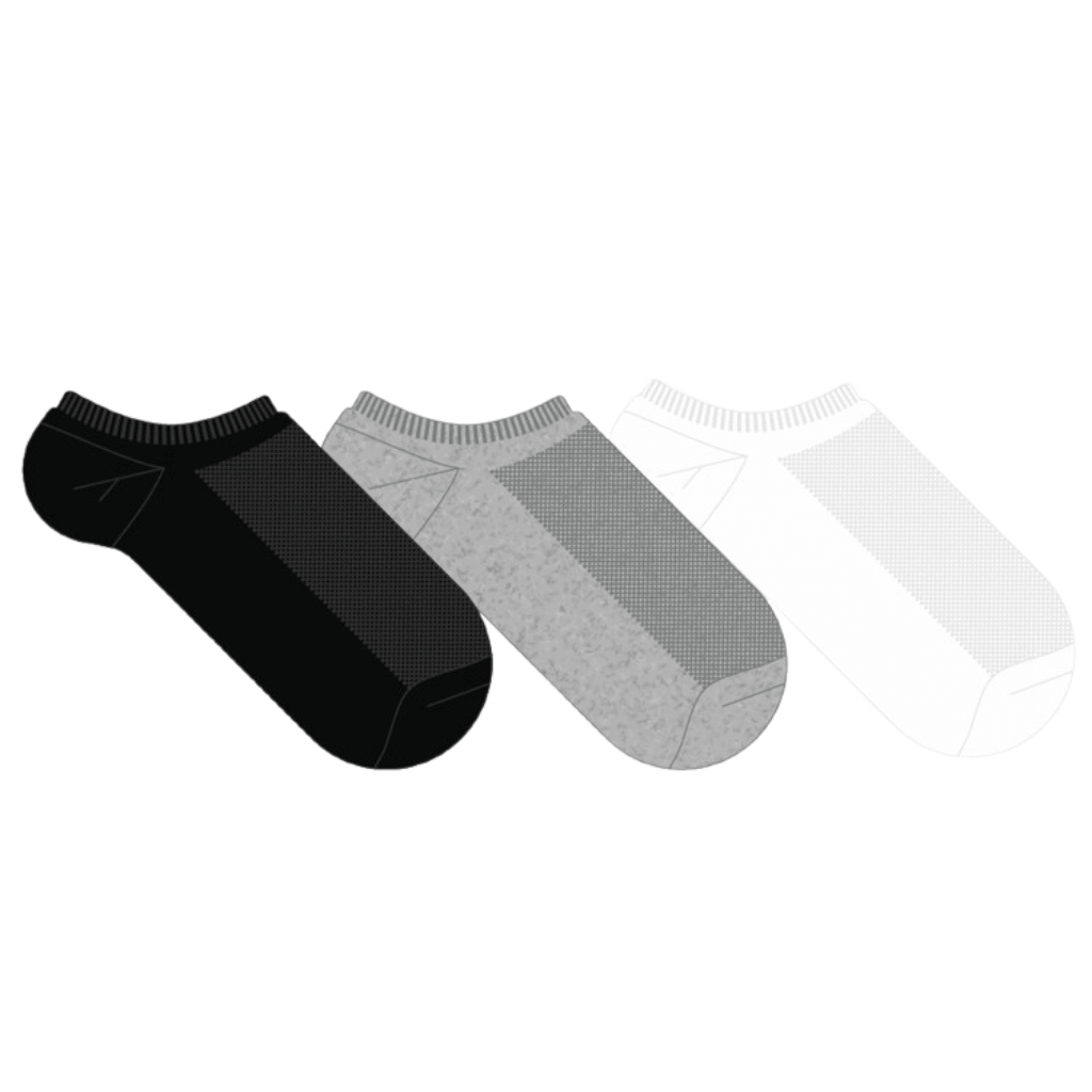 Kit C/ 3 Pares de Meias 34-39 Unissex Invisível Soquete Alta Qualidade Várias Cores