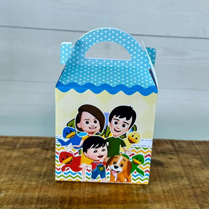Caixa Maleta Bento e Totó | Pegue e Monte | Personalizados | Lembrancinhas | Festa infantil | Aniversário