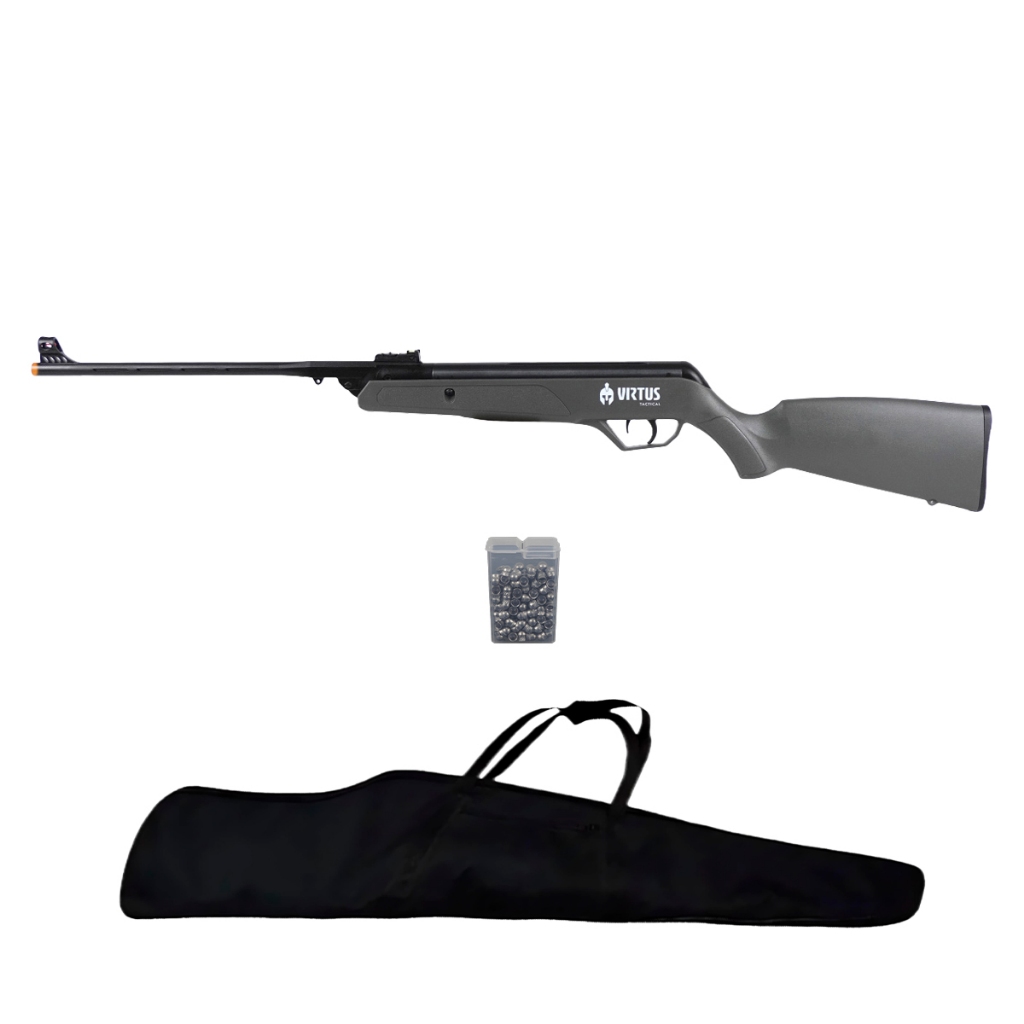 Carabina de Pressão Arete Grey 5.5mm CBC - Virtus + Chumbo + Capa em Oferta na Shopee