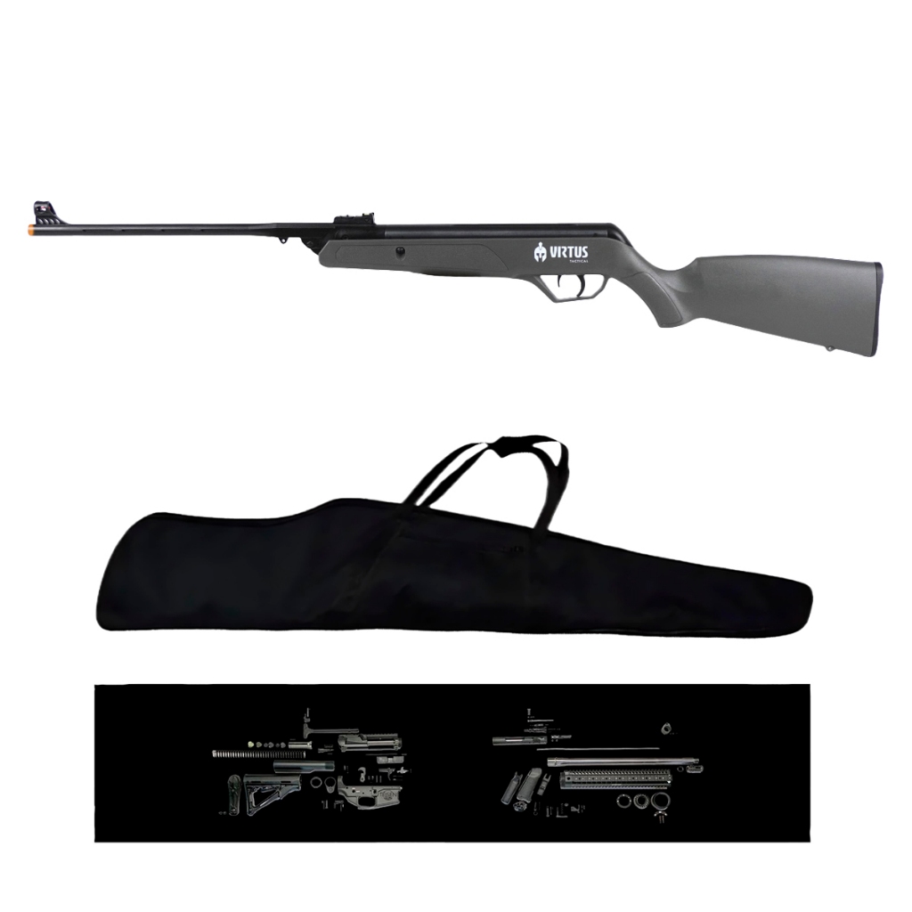 Carabina de Pressão Arete Grey 5.5mm CBC - Virtus + Capa + Gun Pad em Oferta na Shopee