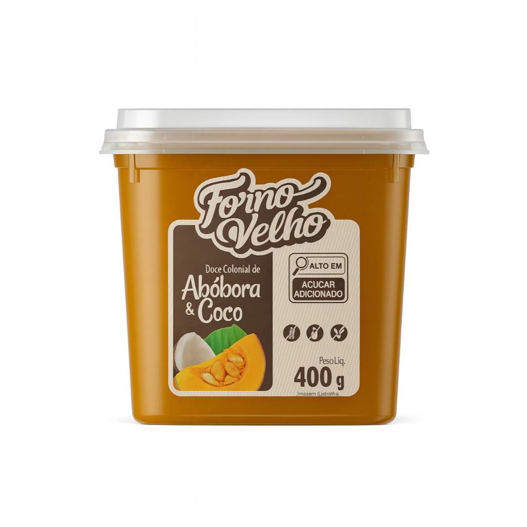 Doce Colonial de Abóbora e Coco 400g