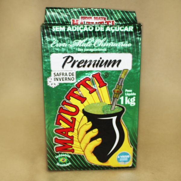 Erva Mate Premium para Chimarrão 1kg Mazutti  A Vácuo