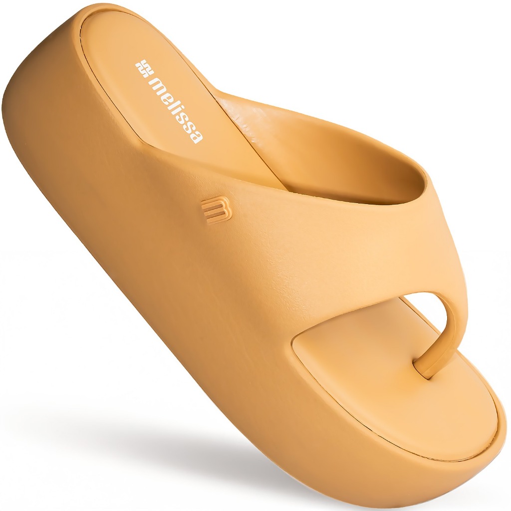Melissa Free Platform Thong Chinelo Original Casual 36088 Bege Medio em Oferta na Shopee