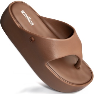 Melissa Free Platform Thong Chinelo Original Casual 36088 Bronze em Oferta na Shopee