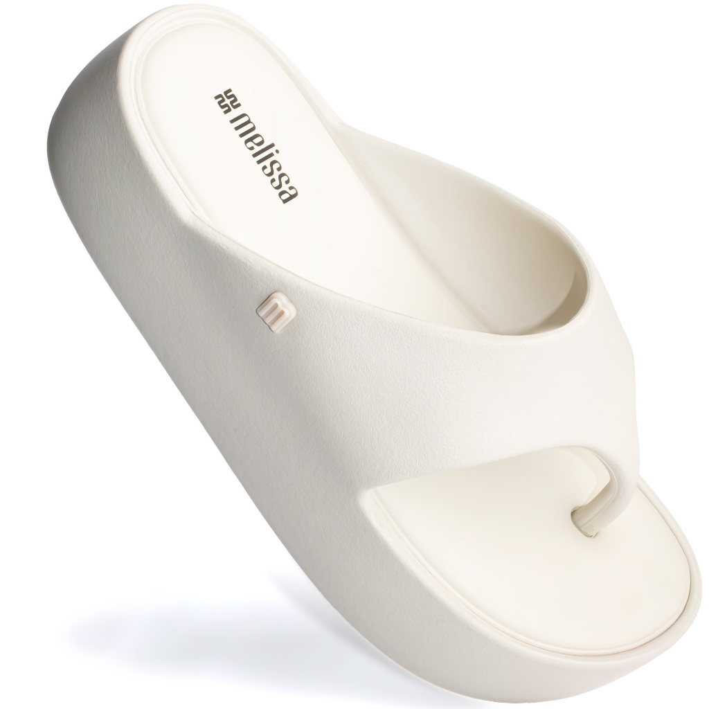 Melissa Free Platform Thong Chinelo Original Casual 36088 Bege em Oferta na Shopee