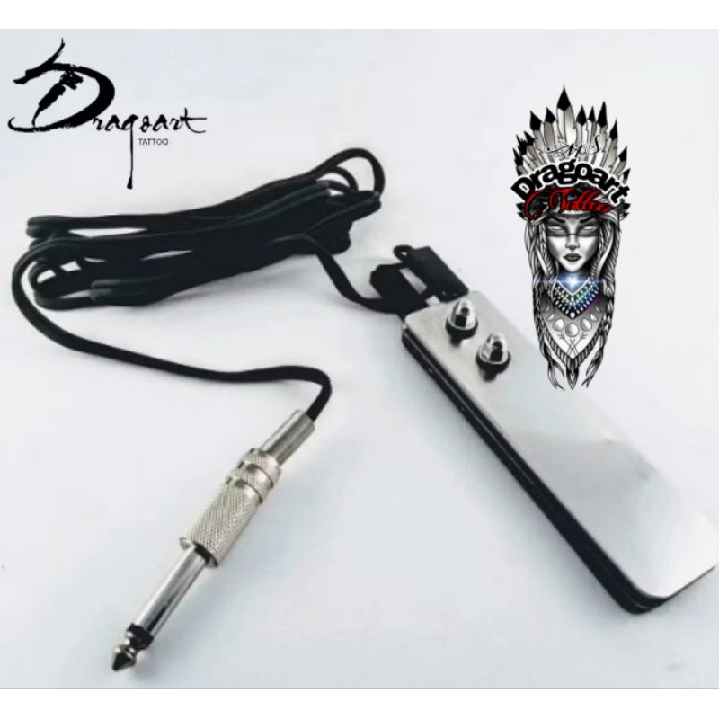 pedal tattoo inox máquina de tatuagem p10 banana tattoo
