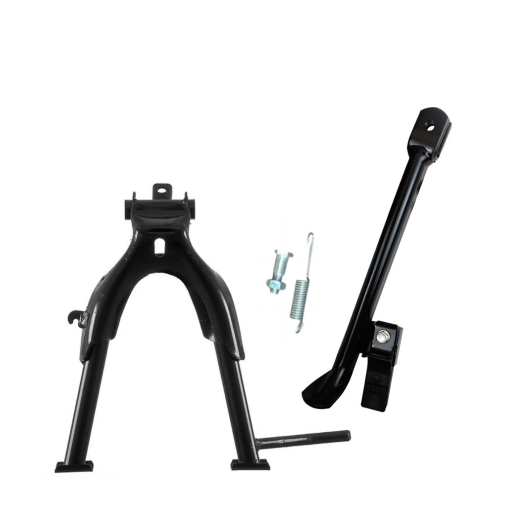 Kit Cavalete Central + Lateral Titan 150/160 Fan 150/160 Preto