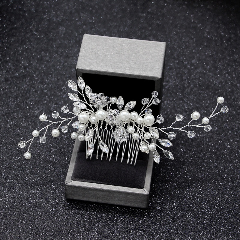 Grinalda Arranjo de Cabelo de Noiva Debutante com flores e pérolas strass, acessório de cabelo Casamento Festa