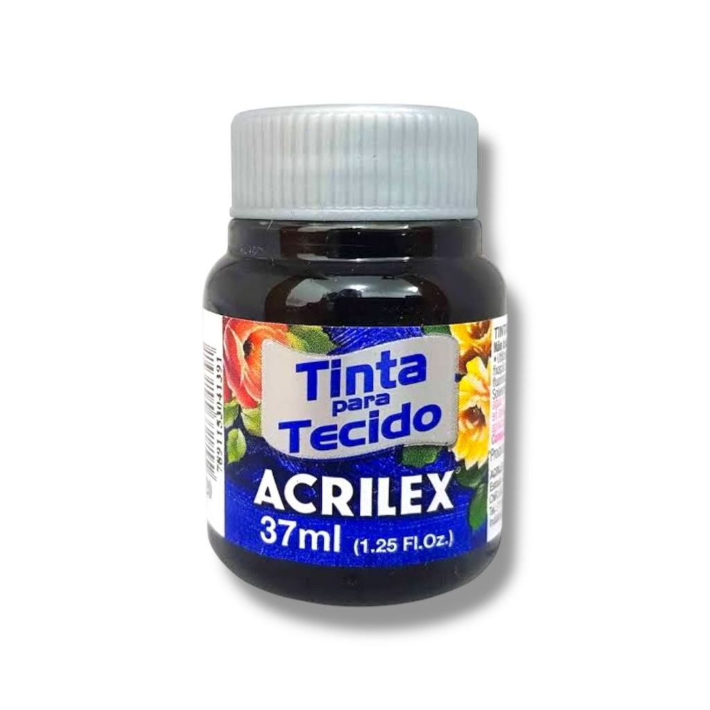 TINTA PARA TECIDO COM 1 UNIDADE 37ML - ACRILEX em Oferta na Shopee