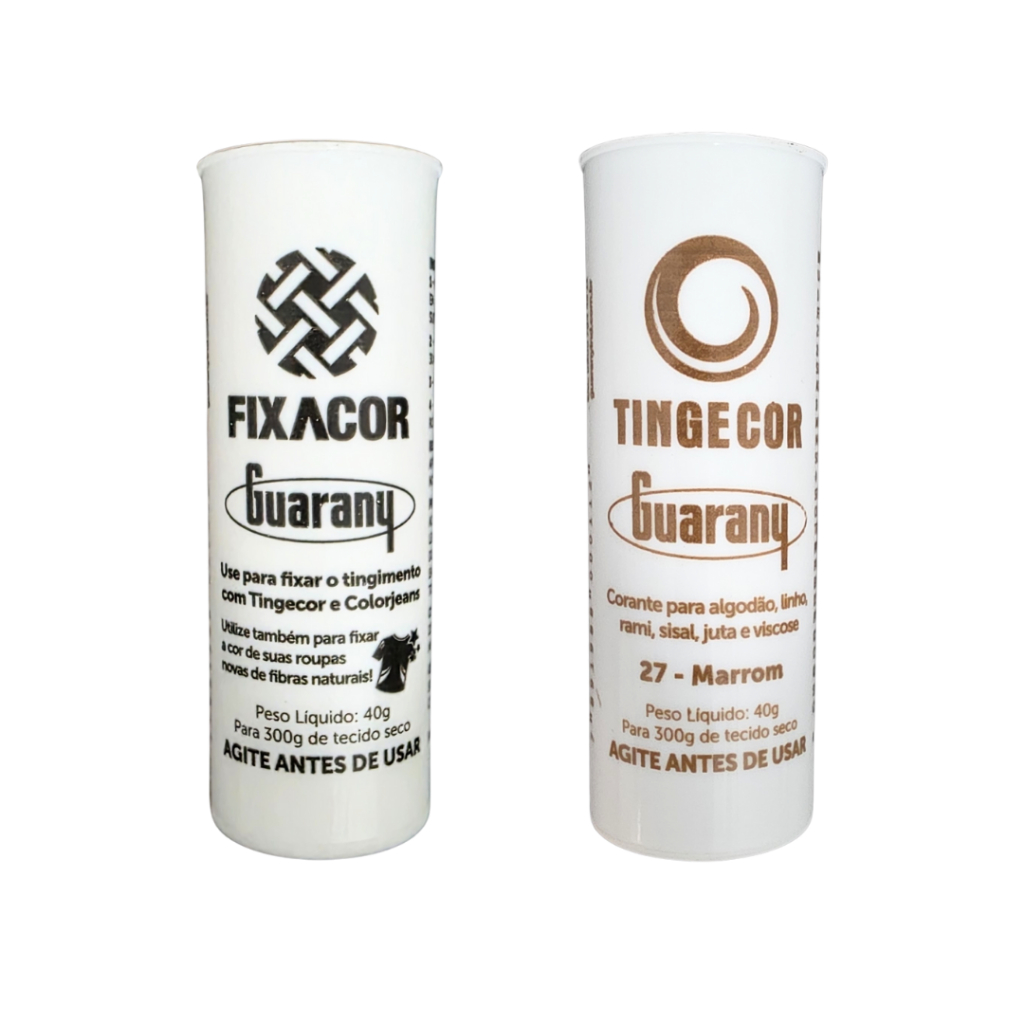 Fixacor Fixa Tinta Tintura Tingir Roupa Jeans Guarany — imagem 2 de 2