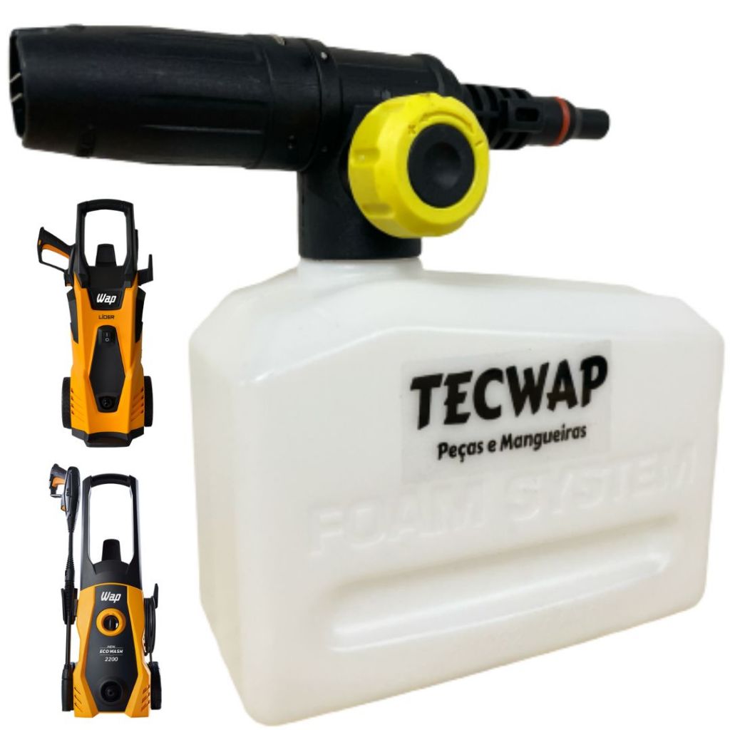 Canhão de Espuma Para Lavadora De Pressão Wap Lider / New Eco Wash Snow Foam em Oferta na Shopee