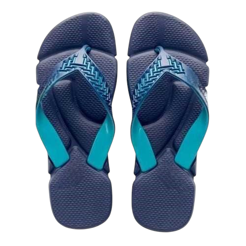 Chinelo Ortopédico Emborrachado Várias Cores Tira Grossa Bi Color Confortável Promocional