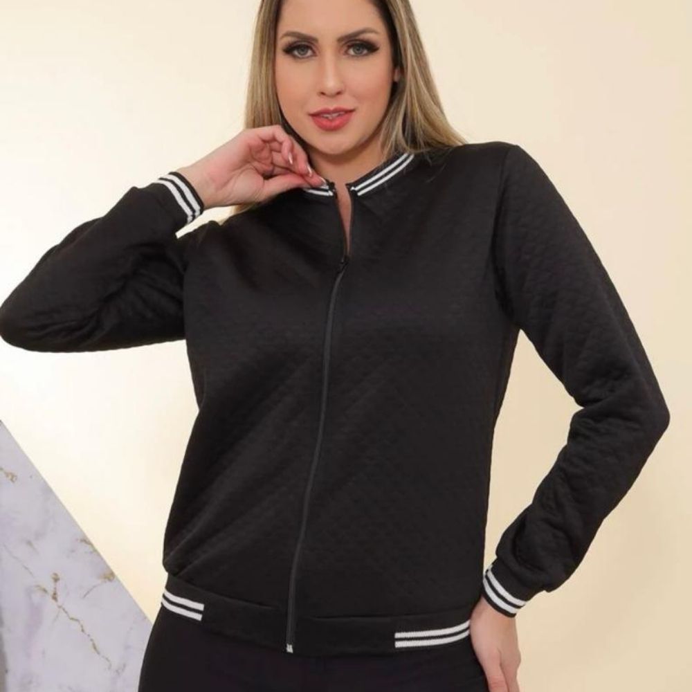 Jaqueta Bomber  Feminina Casaco Blusa Quente Roupa Grossa Oferta do Dia