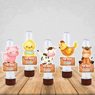 APLIQUES PARA TUBETES FAZENDINHA em Oferta na Shopee