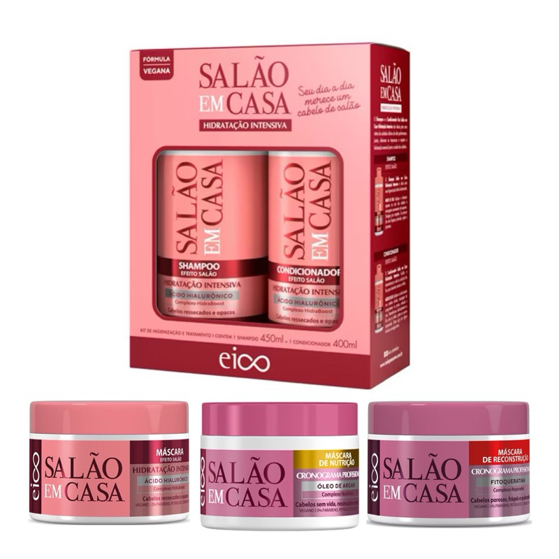 kit Eico Cronograma capilar em Oferta na Shopee