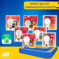 Monte seu Kit Lâmpadas Inteligentes Sensor de Luminosidade, Sensor de Presença, Inseto, Multicolors