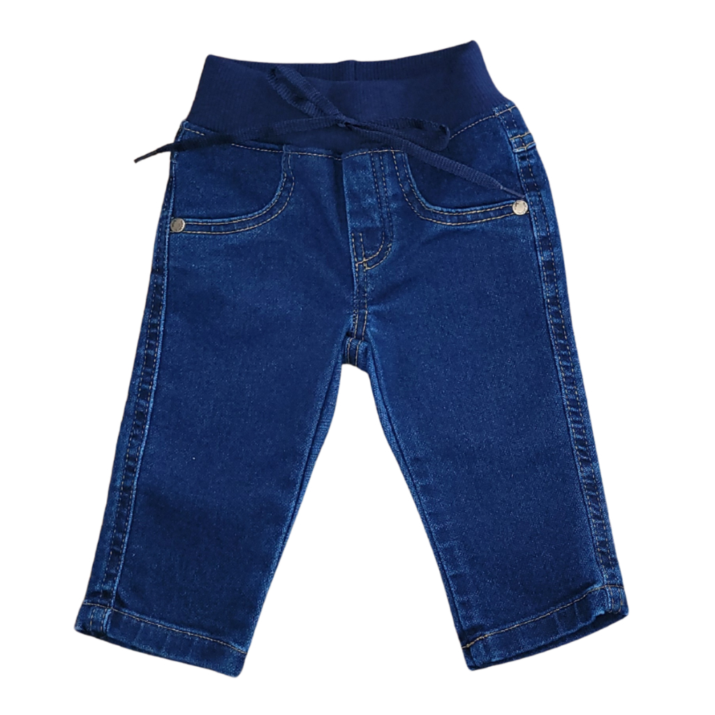 Calça Jeans Bebê Menino Menina Estilo Conforto Tecido Com Elastano Macio Cintura Elástica Unissex em Oferta na Shopee