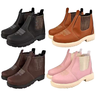 Bota Jeca Infantil Menino e Menina Jequinha Couro Country Estilosa Confortável casual em Oferta na Shopee