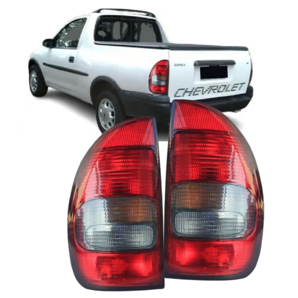 Lanterna Traseira Corsa Pick-up 1994 1995 1996 1997 1998 1999 Fumê