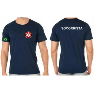 camisa socorrista masculina e feminina entrega imediata em Oferta na Shopee