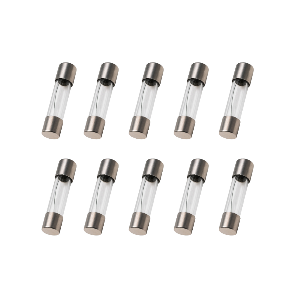 10 Fusível Vidro 10A 250v 5x20mm  Protetor Filtro De Linha E Nobreak