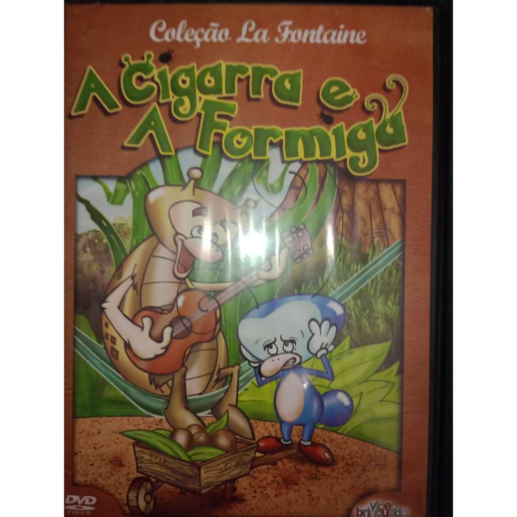 DVD Original A Cigarra e A Formiga,/Ler Descrição