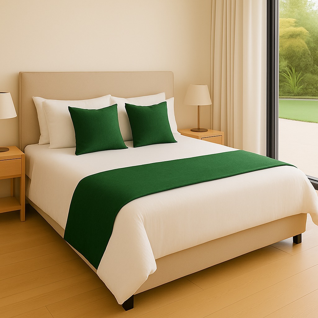 Kit Peseira + 2 Capas Almofadas 40x40 em Suede Liso – Toque de Elegância e Conforto